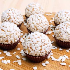 GOURMET SWEET POTATO WHITE CHOC. BRIGADEIRO