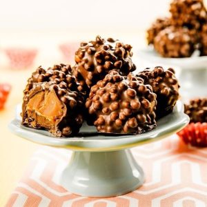 GOURMET CRUNCHY CARAMEL BRIGADEIRO